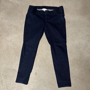 Women's Dark Blue Maternity Jeans